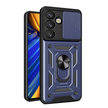 Hybrid Armor Camshield ümbris, Samsung Galaxy S25, sinine