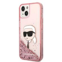Telefoniümbris Karl Lagerfeld Glitter Choupette Head KLHCP14LLNCHCP, Apple iPhone 14 Pro, roosa