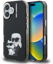 Karl Lagerfeld IML Aquarelle Karl and Choupette ümbris, Apple iPhone 16, must