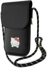 Nahast telefonikott Hello Kitty Daydreaming Cord HKOWBSKCDKK, must