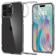 Telefoniümbris Spigen Ultra Hybrid, Apple iPhone 15 Pro Max, crystal clear