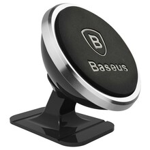 Magnetiline telefonihoidja autosse Baseus SUCX140012, hõbedane