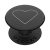 Telefonihoidja Popsockets 2, valge süda, must