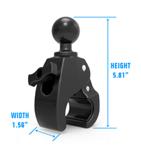 Keskmise suurusega kinnitus Ram mounts Tough-Claw RAP-404U, 1.5-tollise kuuliga