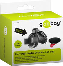 Telefonihoidja Goobay Slim, must