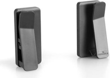 Seinale kinnitatav tahvelarvuti hoidik Durable VISIOCLIP, antratsiit, 893958