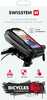 Telefonihoidja jalgrattale Swissten Waterproof Bike Holder 4, must