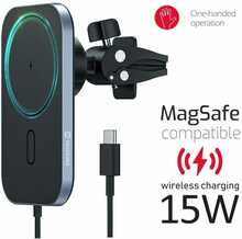 Telefonihoidja autosse Swissten Magsafe Air Vent, 15W juhtmevaba laadimisega