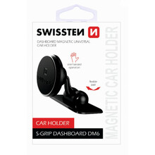 Telefonihoidja autosse Swissten S-Grip DM6, must