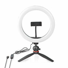Rõngaslamp Nedis RLSTND100BK, 10 tolli, 2700–6700 K