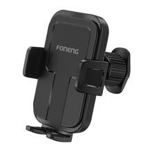 Telefoni hoidik autosse, restikinnitus Foneng CP115, must