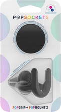 Telefonihoidja Popsockets Car Vent 2 + PopGrip, must