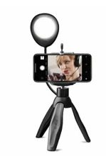 Telefoni statiiv SBS S5610652 Mini Selfie Tripod LED valgustusega