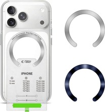 Magnetrõngas Tech-Protect MMP-210 MagSafe, hõbe/tumesinine, 2 tk