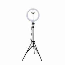 LED valgusring Riff 36cm, 13W, nutitelefoni hoidja, kaugjuhtimispult ja 2.1m statiiv