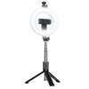 Laetav selfilamp CP X2, 16cm, BT puldiga, statiiv 20-90cm ja telefonihoidik