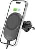 Magnetiline telefonihoidja autosse Tech Protect MM15W-V1, must, juhtmevaba laadimisega 15W