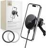 Magnetiline telefonihoidja autosse Tech-Protect MM15W-V5, must, 15W juhtmevaba laadimine