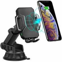 Telefonihoidja autosse Choetech T521-F, juhtmevaba laadimise funktsiooniga, 15W