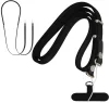 Telefoni rihm Toptel Crossbody Strap, must