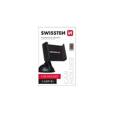 Aknakinnitus Swissten S-GRIP B1, must, 3,5–6,0 tolli seadmetele