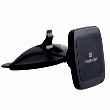 Auto CD/raadiohoidik Swissten S-Grip M5-CD1, must