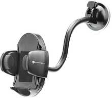 Telefonihoidja autosse Forcell F-Grip Oval, 27 cm, must