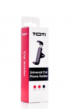Telefonihoidja Seek Toti Mini Car Air Vent, must