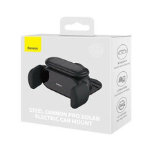 Telefonihoidja autosse Baseus Steel Cannon Pro, must, SUGP010001