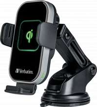 Juhtmevaba telefonihoidja autosse Verbatim FWC-02, must, 15W Qi