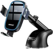 Telefonihoidja autosse Amio AMIO-03779, induktsioonlaadijaga, 15W