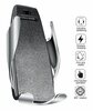 Telefonihoidja autosse RoGer S5, juhtmevaba laadimine, 10W, must/kroom