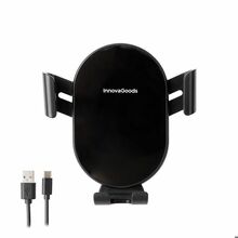 Telefonihoidja autosse InnovaGoods Chakar, juhtmevaba kiirlaadimine, 15W