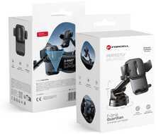 Telefonihoidja autosse Forcell F-Grip Guardian, must