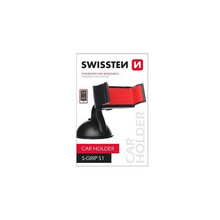 Telefonihoidja Swissten S-GRIP S1, must, 360 pööratav, universaalne, seadmetele 3.5-6.0 tolli