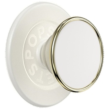 Telefonihoidja Popsockets Round Luxe Coconut Creme, beež