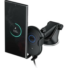 Telefonihoidja autosse iOttie AutoSense 2 Wireless ATSWCG205, must