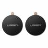 Metallplaat magnetilistele telefonihoidjatele Ugreen LP123, must, komplekt 2 tk