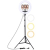 LED rõngas Riff BD560, 56cm, 67W, 3 telefonihoidjaga ja BT kaugjuhtimispuldiga