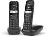 Juhtmevaba telefon Gigaset AS690 Duo, must