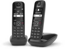 Juhtmevaba telefon Gigaset AS690 Duo, must