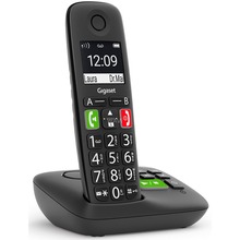 Juhtmevaba telefon Gigaset E290A, must