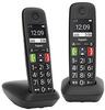 Telefon Gigaset E290 Duo, must