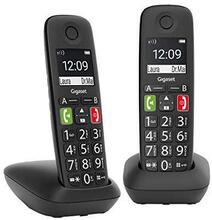 Telefon Gigaset E290 Duo, must