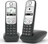 Juhtmevaba telefon Gigaset A690 Duo, must