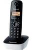 Juhtmevaba telefon Panasonic KX-TG1611FXW, must/valge