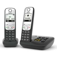 Juhtmevaba telefon GIGASET A690A Duo, must