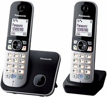 Juhtmevaba telefon Panasonic KX-TG6812PDB, hõbe
