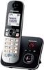 Juhtmevaba telefon Panasonic KX-TG6821GB, must