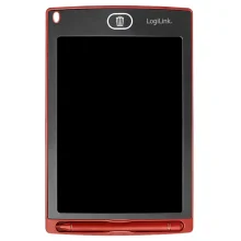 LCD kirjutustahvel LogiLink 8,5 tolli, punane